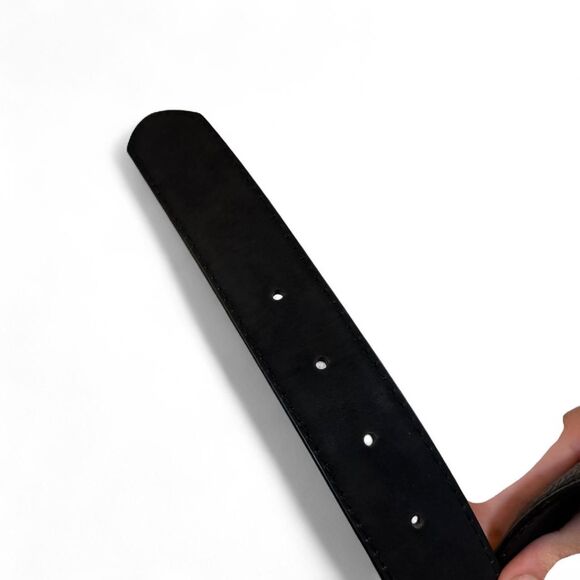 Disney Minnie Mouse black Vegan leather belt with red bow detail - size M - Picture 7 of 8